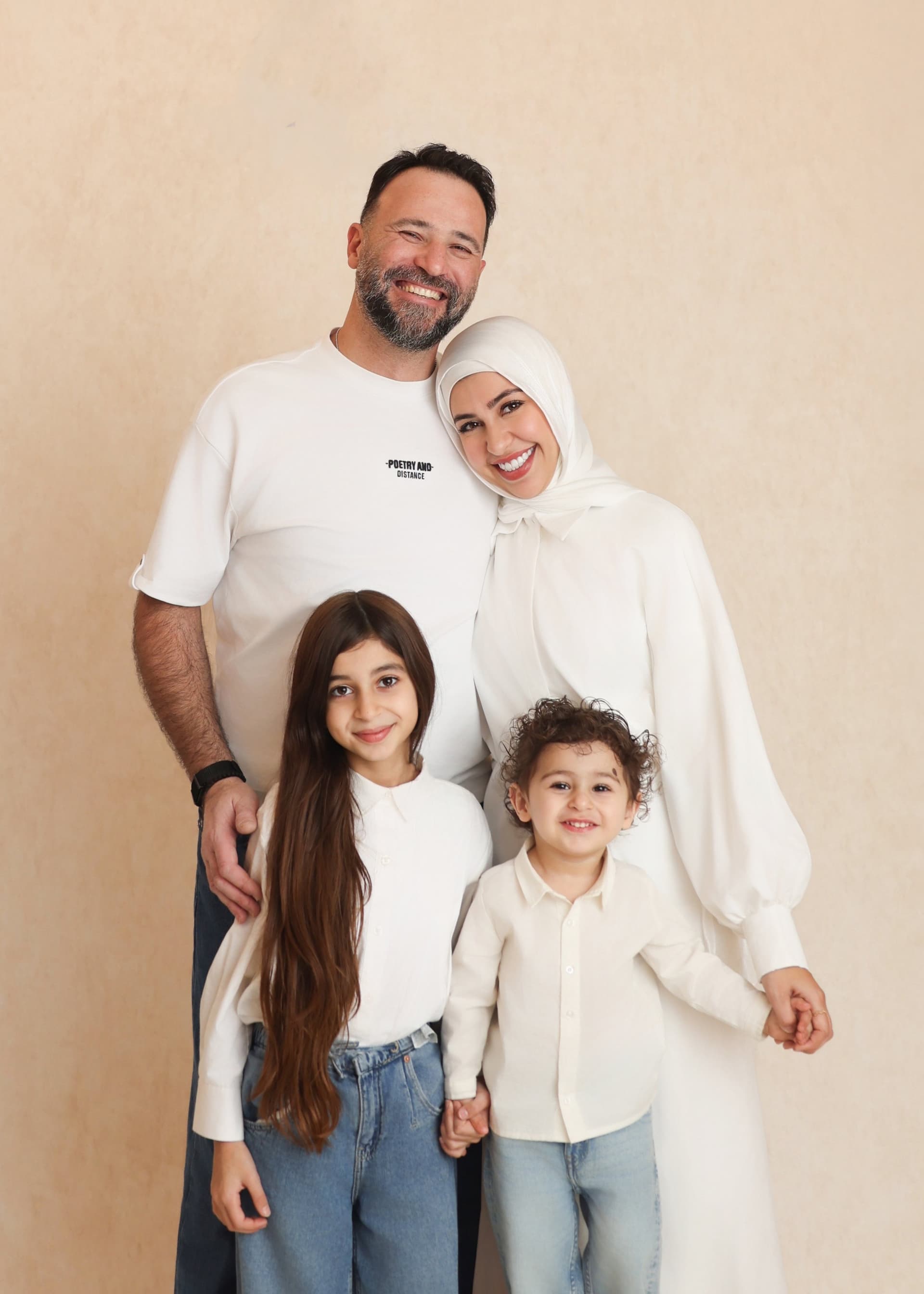 Nour Berro with family